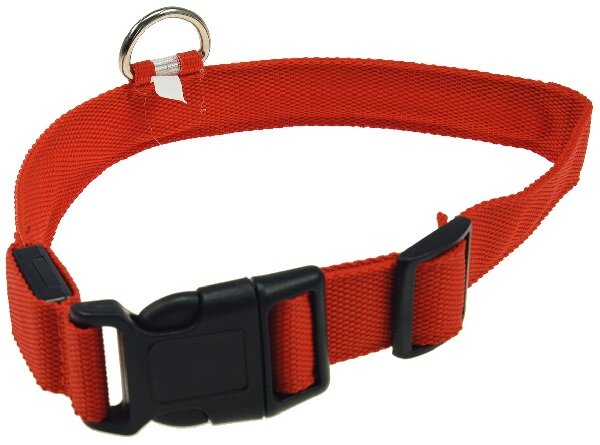 Hunde-Halsband leuchtend mit LED 52-60cm, Größe XL, rot