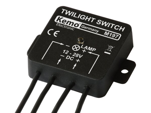 Dämmerungsschalter 12-28 V/DC,  max. 5A