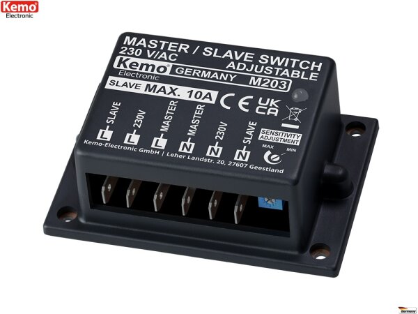 Master/Slave Schalter 230 V/AC - einstellbar