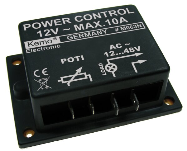 Dimmer 12 - 48 V/AC, max. 10 A