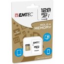  micro SDXC Card 128GB, EMTEC, class 10 Gold+, UHS-I,...