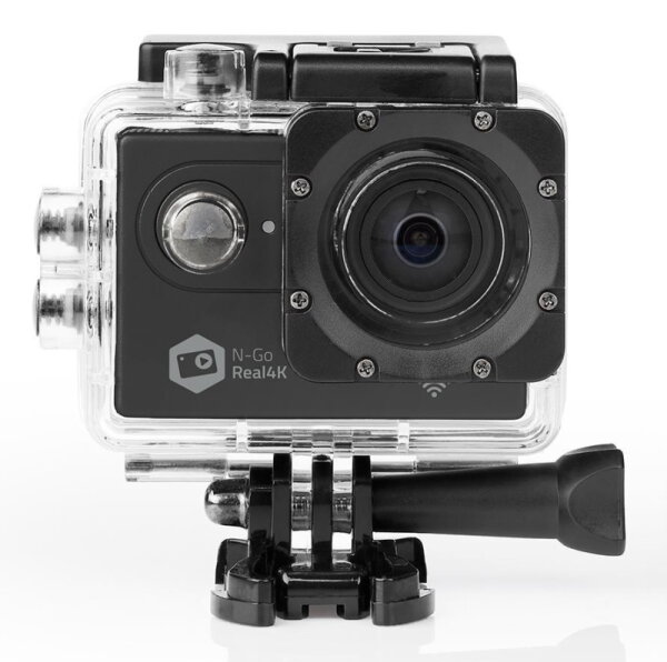Action-Kamera. echtes 4K Ultra HD, WLAN, wasserdichtes Gehäuse