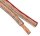 Lautsprecherkabel Kupfer 2*0,75qmm, 100m, transparent