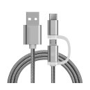 USB 2.0 Kabel A-Stecker - micro B-Stecker + Adapter auf...