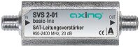 axing SAT-Leitungsverstärker ohne Entzerrung, 20dB,...