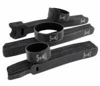 Klettkabelbinder Sortiment 45 Stk. schwarz