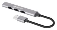 MANHATTA 4-Port USB 3.0 / 2.0 Kombo-Hub