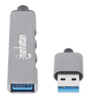 MANHATTA 4-Port USB 3.0 / 2.0 Kombo-Hub